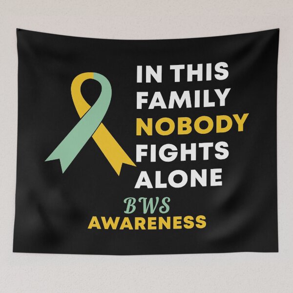 Item preview, In This Family Nobody Fights Alone BWS Awareness designed and sold by Color-Sparkle.