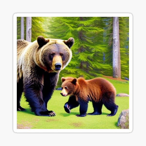 BABY BEAR KISSES, Mama Bear and Baby Bear Cute Baby Bear Cub Photos Bear  Wall Art Bear Lover Gifts Bear Wall Art Nursery Wall Art 
