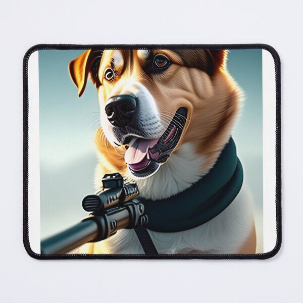 Item preview, Cute Dog With A Gun designed and sold by Deadlyhal.