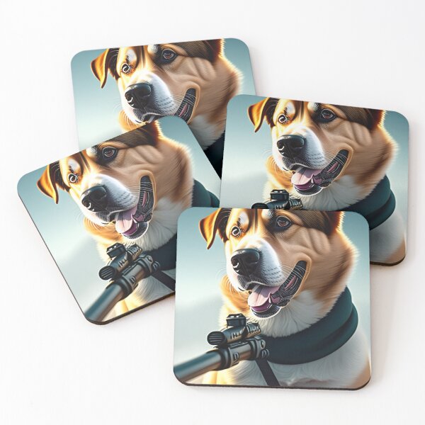 Item preview, Cute Dog With A Gun designed and sold by Deadlyhal.
