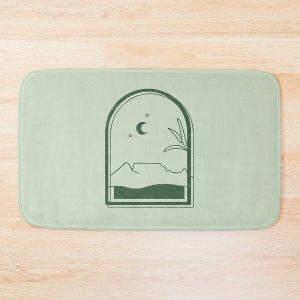 Item preview, Table Mountain Boho Sky Green designed and sold by AsteriskHouse.