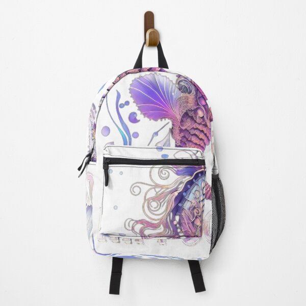 Item preview, Hippocampus colored with sea waves  designed and sold by YayaBursk.
