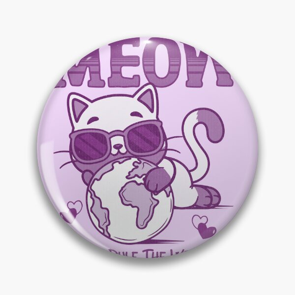 Item preview, Cats rule the world - funny cat quotes designed and sold by VichallanStudio.
