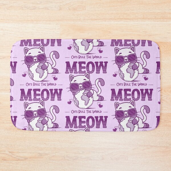 Item preview, Cats rule the world - funny cat quotes designed and sold by VichallanStudio.