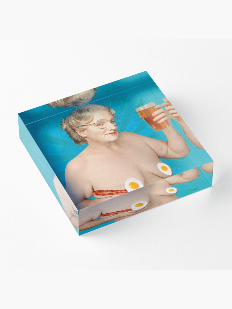 Alternate view of Mrs Doubtfire - Robin Williams Acrylic Block
