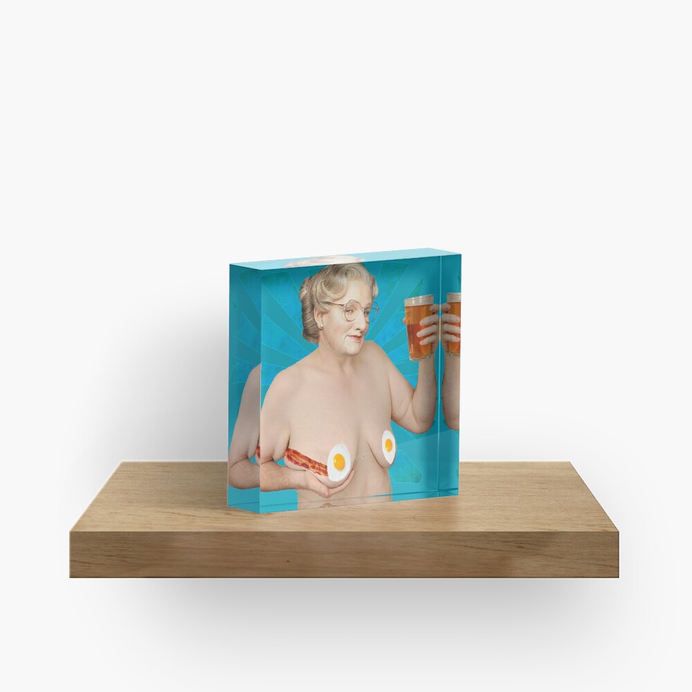 Mrs Doubtfire - Robin Williams Acrylic Block