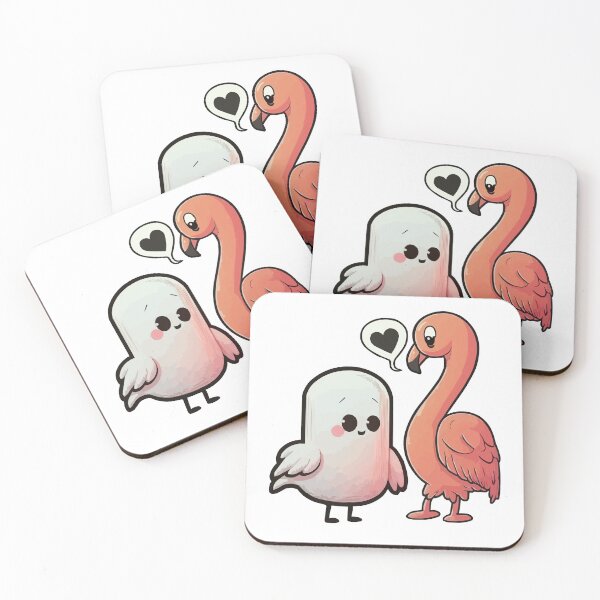 Item preview, Cute Flamingo Ghost designed and sold by PJY1.
