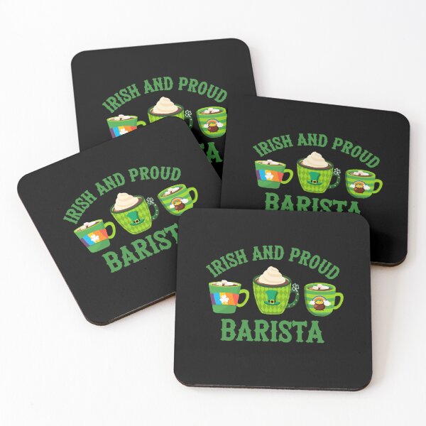Item preview, Irish and Proud - Barista Design with Irish Coffee Mugs  designed and sold by WigOutlet.