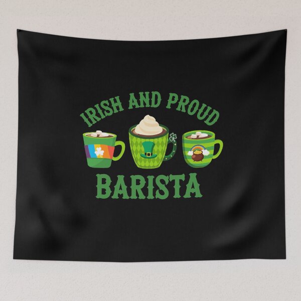 Item preview, Irish and Proud - Barista Design with Irish Coffee Mugs  designed and sold by WigOutlet.
