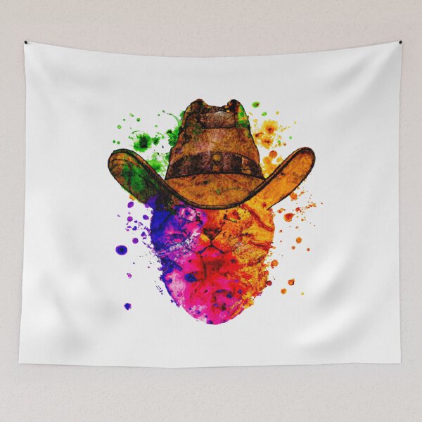 Item preview, Cat in a Cowboy Hat - Meowdy! designed and sold by Rich Summers Art.