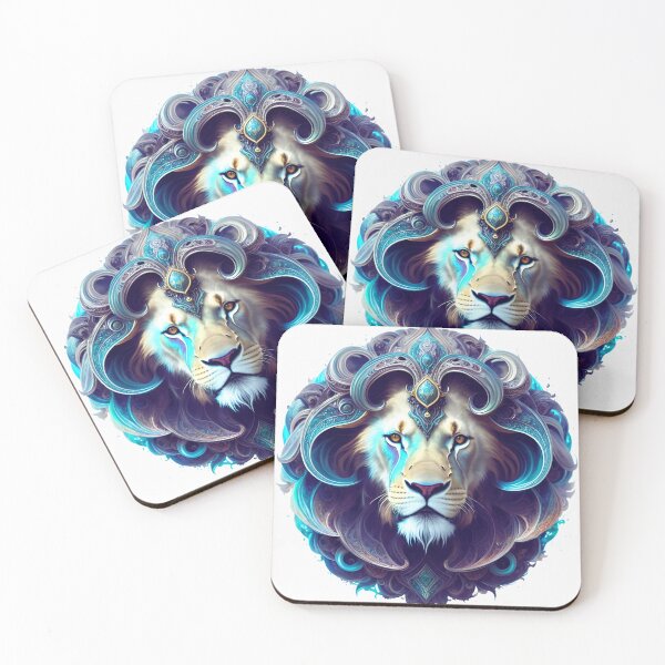 Item preview, Sacred Lion King - Sacred Geometry Art designed and sold by hereisone.