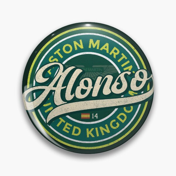 Item preview, Alonso Round Racing Badge designed and sold by Numero14.
