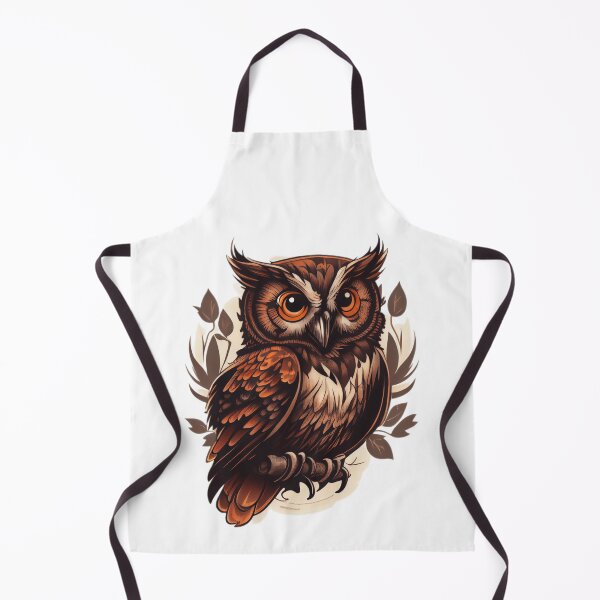 Item preview, Owl tattoo designed and sold by TourDePassion.