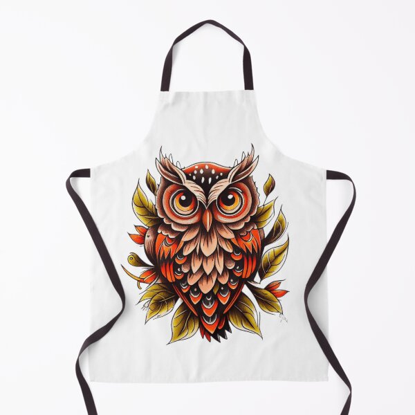 Item preview, Owl tattoo designed and sold by TourDePassion.