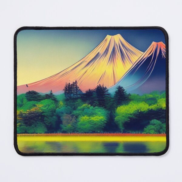 Item preview, Shadows in the Forest - Moonlit Mountains - Japanese landscape designed and sold by WBP Mart.