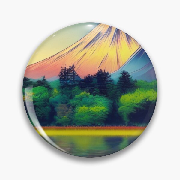 Item preview, Shadows in the Forest - Moonlit Mountains - Japanese landscape designed and sold by WBP Mart.