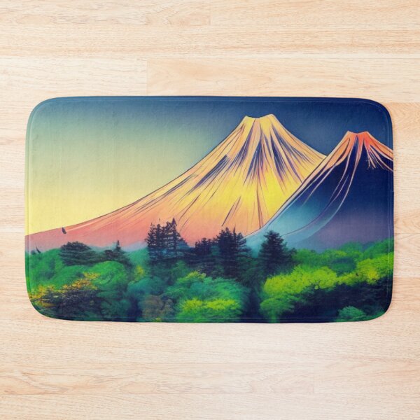 Item preview, Shadows in the Forest - Moonlit Mountains - Japanese landscape designed and sold by WBP Mart.