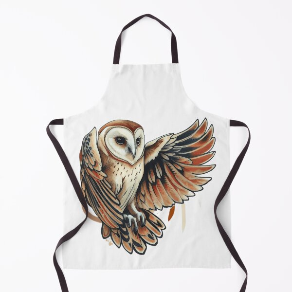 Item preview, Owl tattoo designed and sold by TourDePassion.