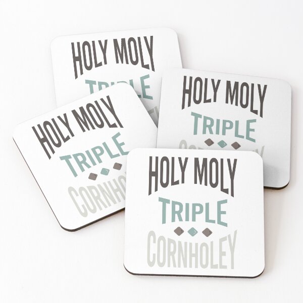 Item preview, Cornhole Saying Holy Moly Triple Cornholey designed and sold by whyitsme.