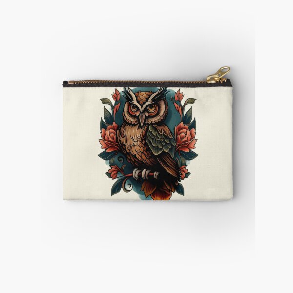 Item preview, Owl tattoo designed and sold by TourDePassion.