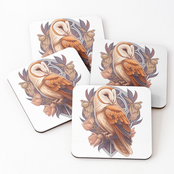 Item preview, Owl tattoo designed and sold by TourDePassion.