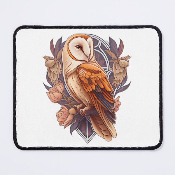 Item preview, Owl tattoo designed and sold by TourDePassion.