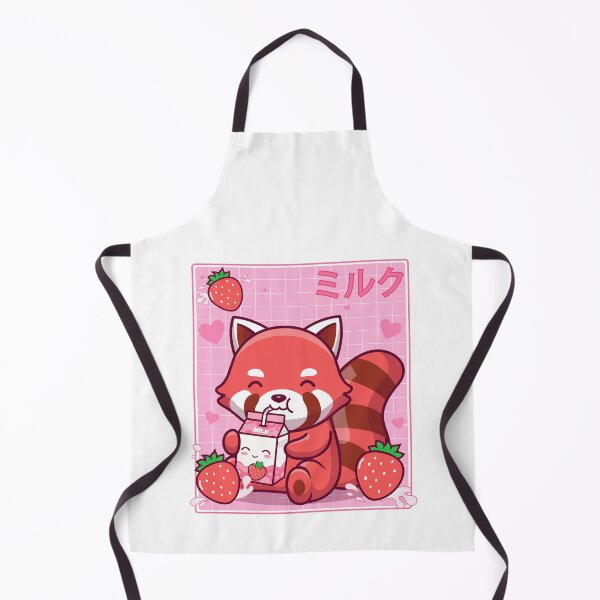 Item preview, Kawaii Red Panda Strawberry Milk Shake Otaku Anime Lover designed and sold by MintedFresh.