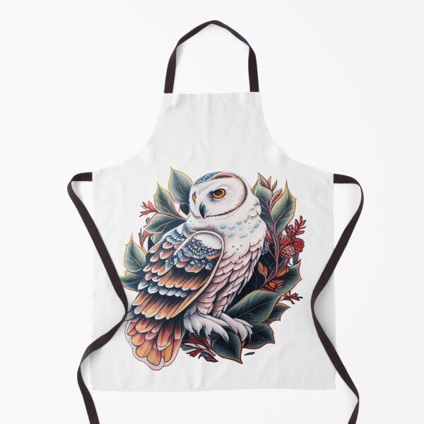 Item preview, Owl tattoo designed and sold by TourDePassion.