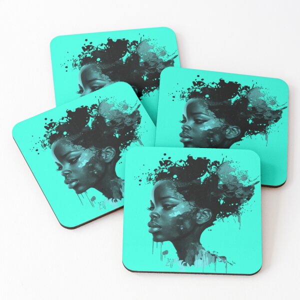 Item preview, Colored african woman drawing realistic style  designed and sold by YayaBursk.