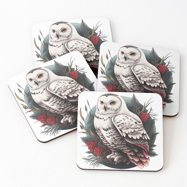 Item preview, Owl tattoo designed and sold by TourDePassion.