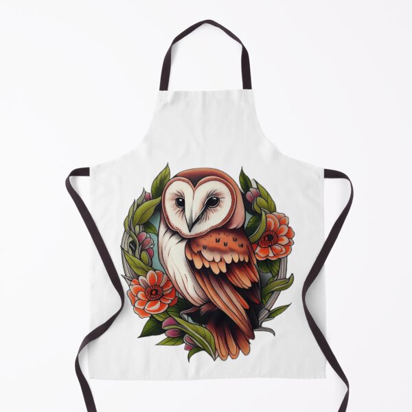 Item preview, Owl tattoo designed and sold by TourDePassion.