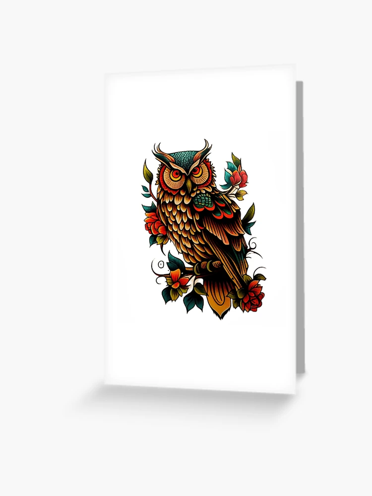 I am proud of you Blank Card – screech owl design