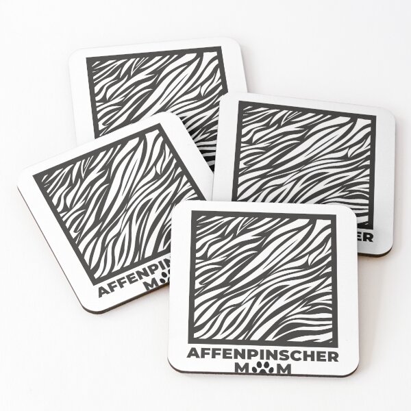 Item preview, Zebra Fur Affenpinscher Mom Dog Art  designed and sold by TheWildFlix.