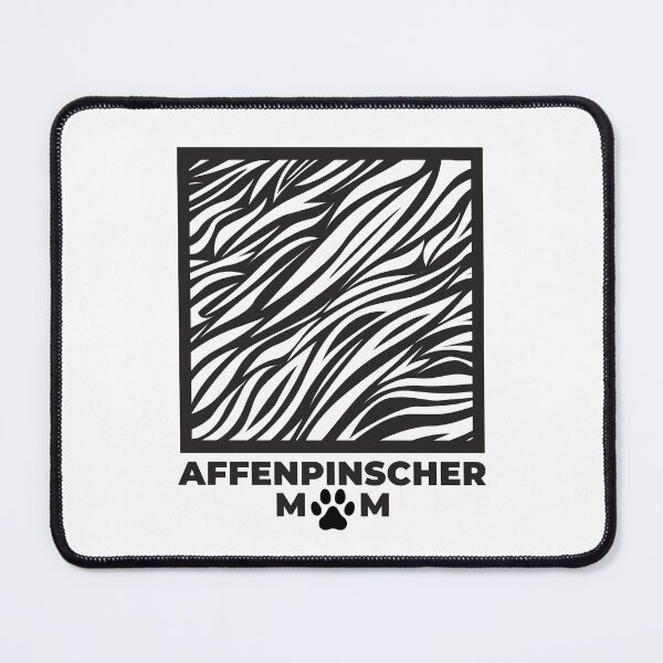 Item preview, Zebra Fur Affenpinscher Mom Dog Art  designed and sold by TheWildFlix.