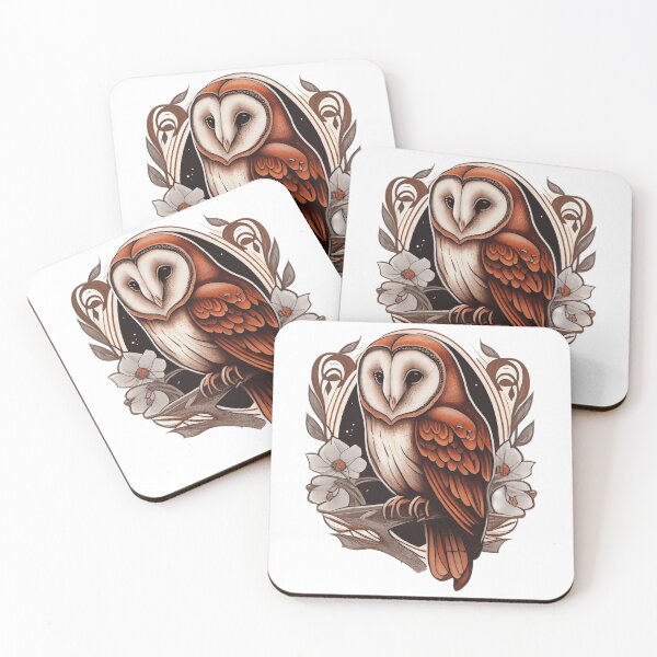 Item preview, American traditional owl tattoo designed and sold by TourDePassion.