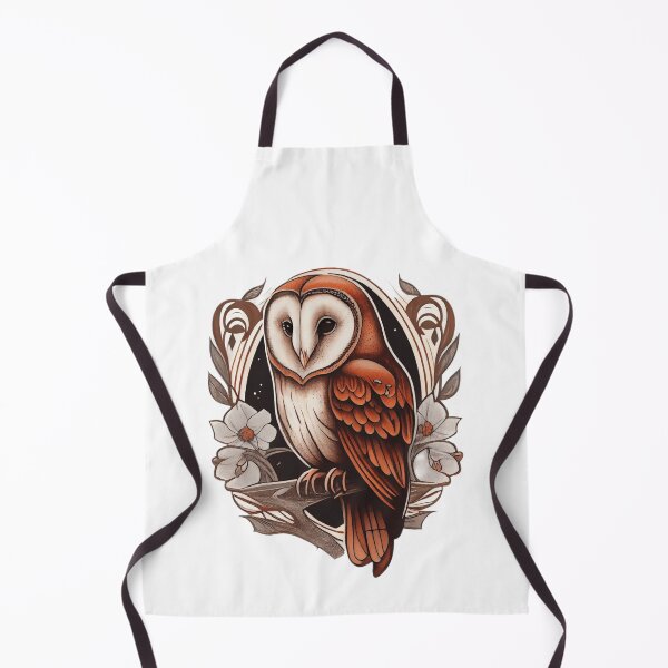 Item preview, American traditional owl tattoo designed and sold by TourDePassion.