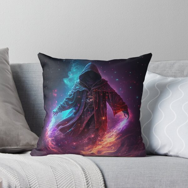 Item preview, Hooded wizard print/poster designed and sold by artyficial-.