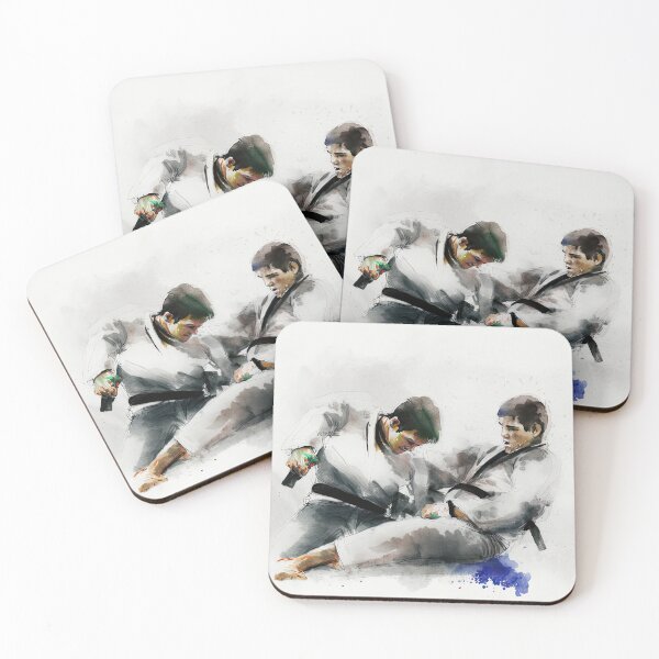 Item preview, Brazilian Jiu-Jitsu Watercolor Art designed and sold by ThatsTheStyle.