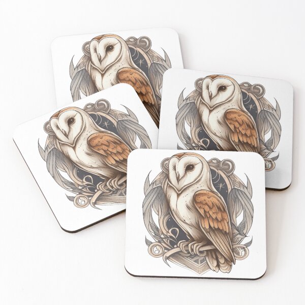 Item preview, American traditional owl tattoo designed and sold by TourDePassion.