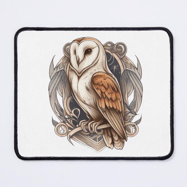 Item preview, American traditional owl tattoo designed and sold by TourDePassion.