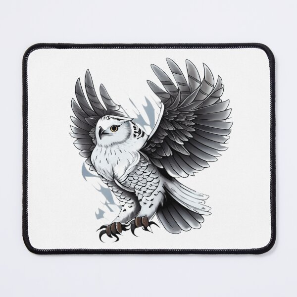 Item preview, American traditional owl tattoo designed and sold by TourDePassion.