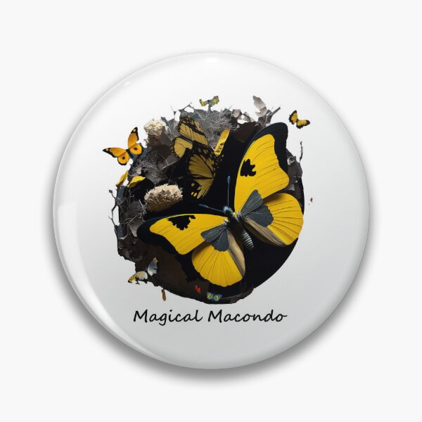Item preview, Gabriel Garcia Marquez - Yellow Butterflies designed and sold by Kameeno.
