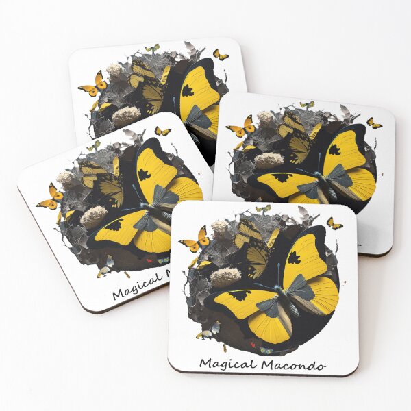 Item preview, Gabriel Garcia Marquez - Yellow Butterflies designed and sold by Kameeno.