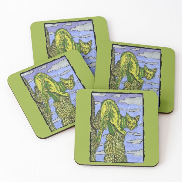 Item preview, Cactus cat designed and sold by Masque&Muse.