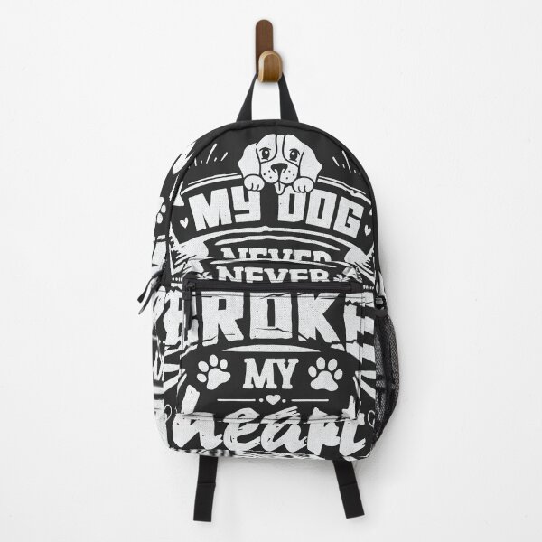 Item preview, My dog never broke my heart - funny saying designed and sold by VichallanStudio.