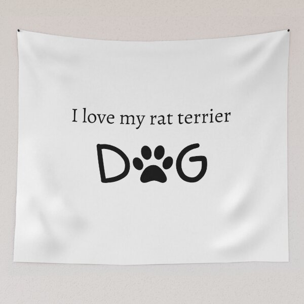 Item preview, I Love My Rat Terrier Dog designed and sold by Exacto.