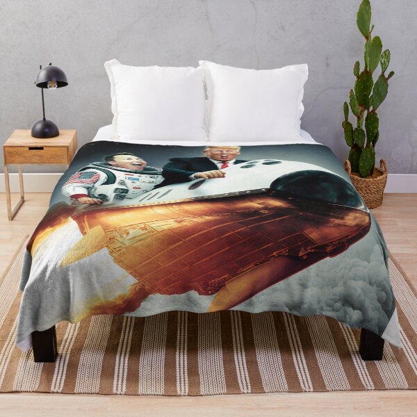 Item preview, Elon Musk and Donald Trump in Rocketship to the Stars designed and sold by Bleknervin.