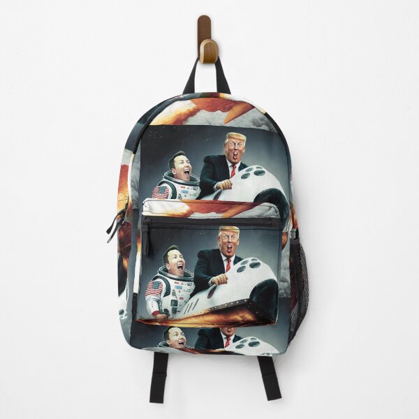 Item preview, Elon Musk and Donald Trump in Rocketship to the Stars designed and sold by Bleknervin.