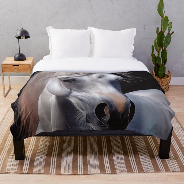 Item preview, White horse designed and sold by DGtaLrtcom.