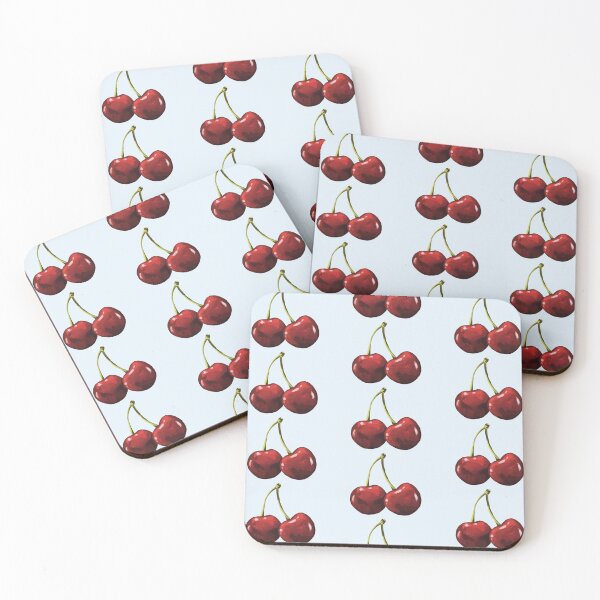 Item preview, Cherry fruit illustration designed and sold by Nijntje03.